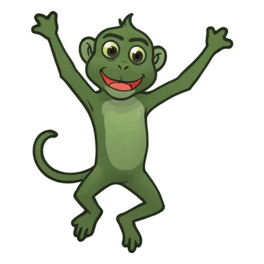 𝓜𝓸𝓷𝓴𝓮𝔂 𝓭𝓸𝓲𝓷𝓰 𝓪 𝓫𝓪𝓬𝓴𝓯𝓵𝓲𝓹 sticker