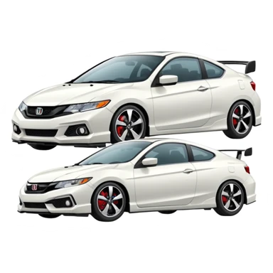 8th gen honda si white sticker