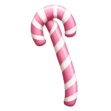pale pink candy cane sticker