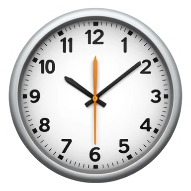  9:30 - 11:00 clock sticker