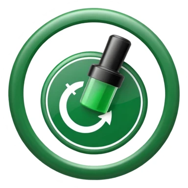 approval ink stamp in green sticker