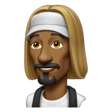 Rapper snoop dog sticker