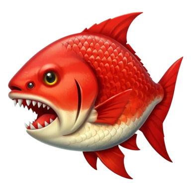 Piranha sticker