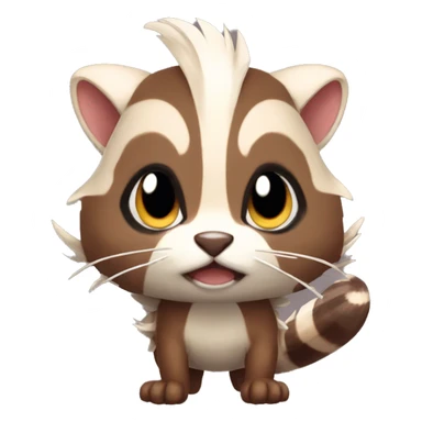 Furret Zigzagoon sticker