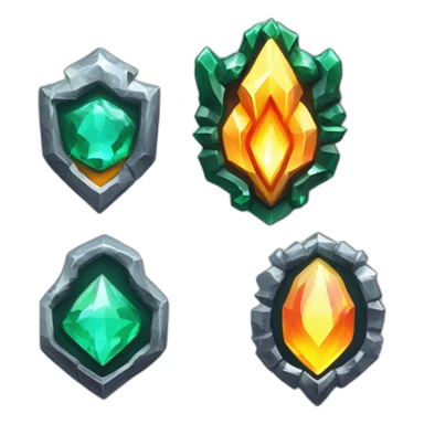 Pixel Battle Badge Winter Diamond Obsidian Emerald Flame Shiny Glow Reward Legendary Unique Epic Mystery sticker