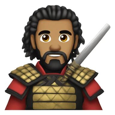 Drake as samurai sticker