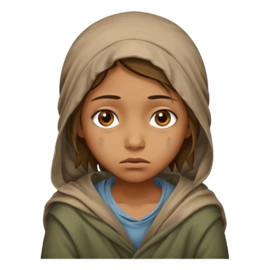 beggar girl sticker