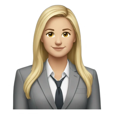 Lindsey Horan wearing grey suit with no tie sticker