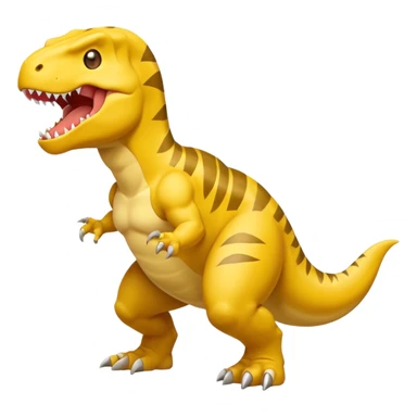 Picachu GigaChad t-rex sticker