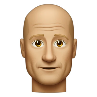 actor bald woody harrelson sticker
