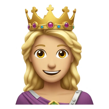 Heidi with lopsided crown sticker
