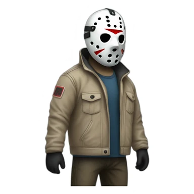 Jason voorhees tenue sticker