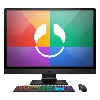 gaming rgb monitor sticker