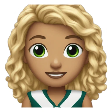 nfl cheerleader sticker