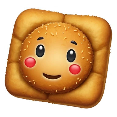 potato croquette no face sticker
