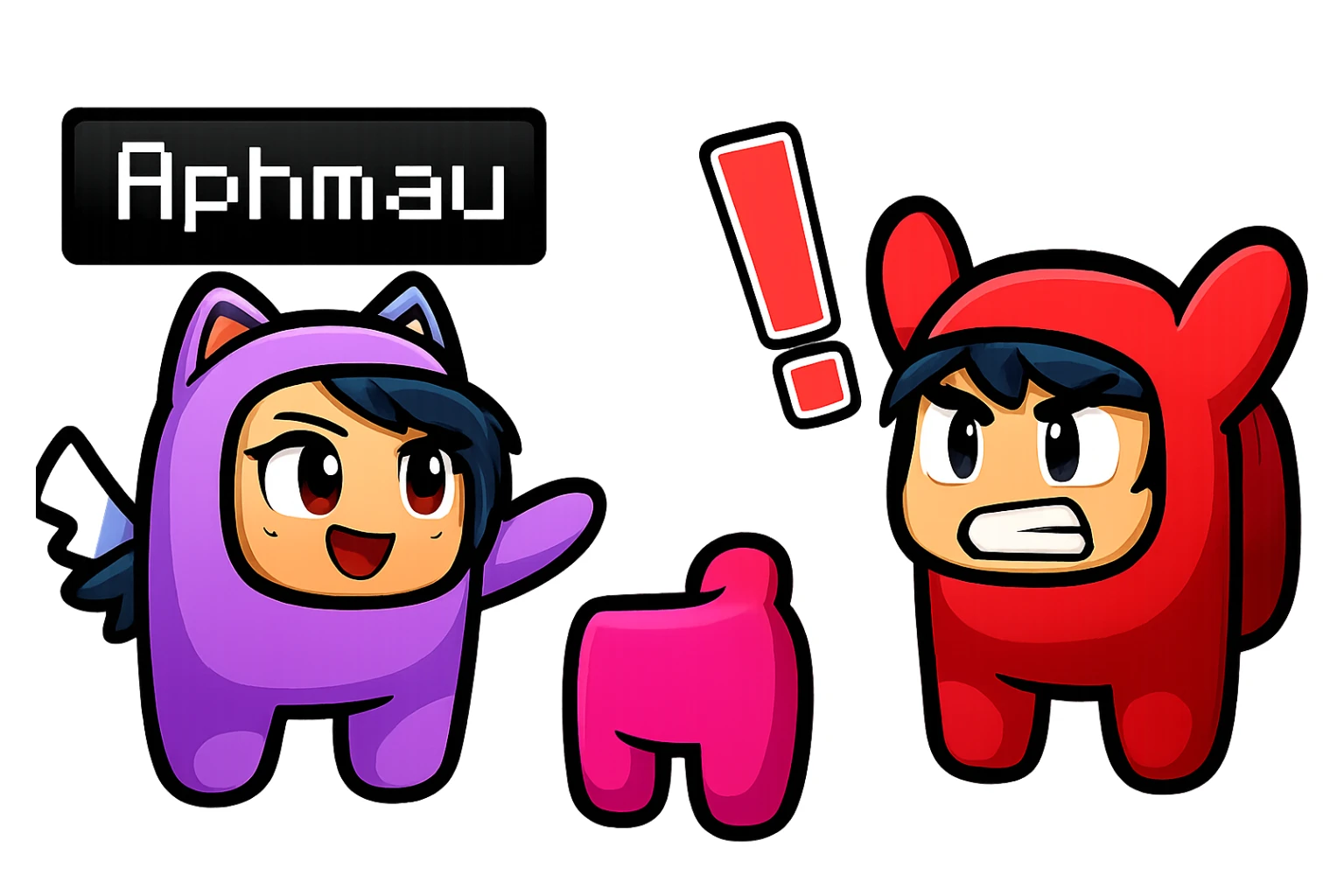 Extract the character from the background, including the clothes and accessories they are wearing, and place on a transparent background. Keep the original style and appearance exactly the same. and extract the characters sticker