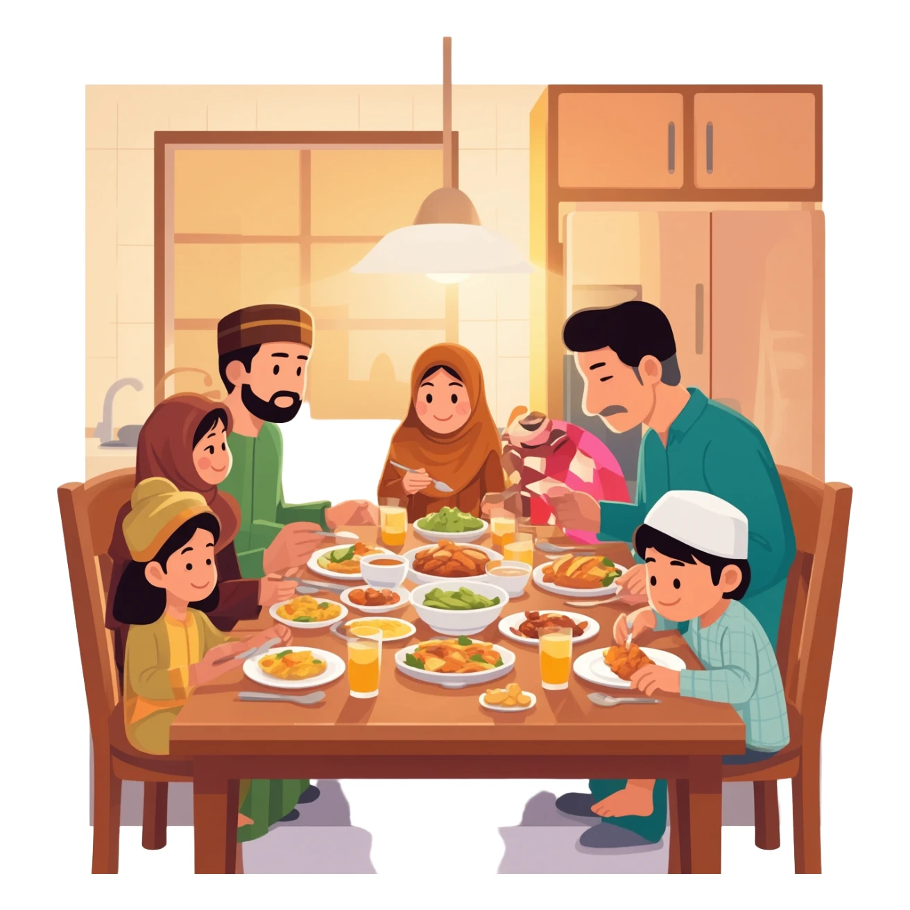 Tung tung tung sahur family sticker