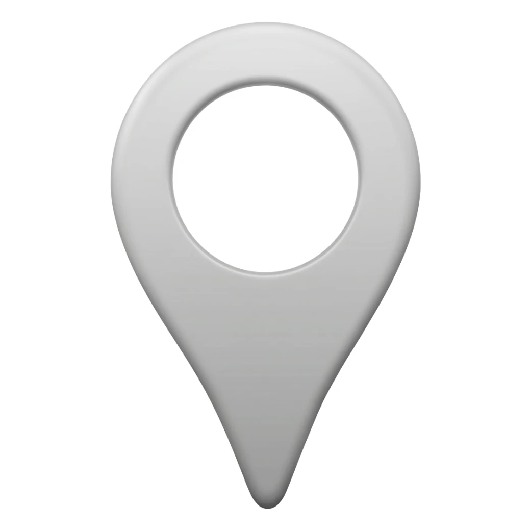 White Google maps sticker