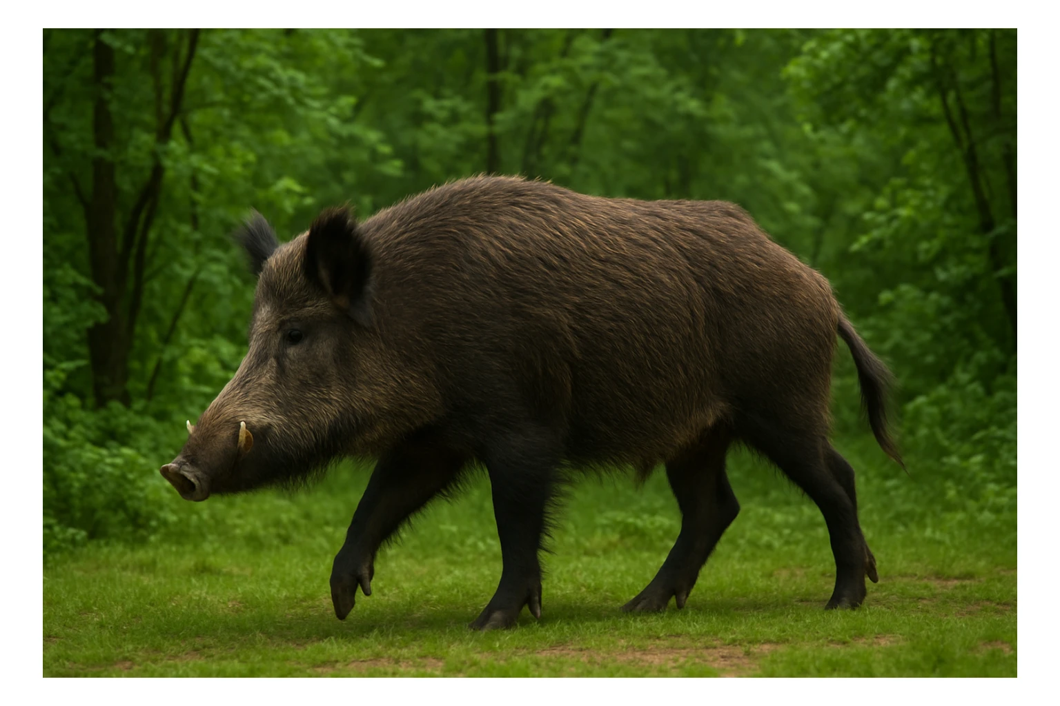 Wild boar sticker