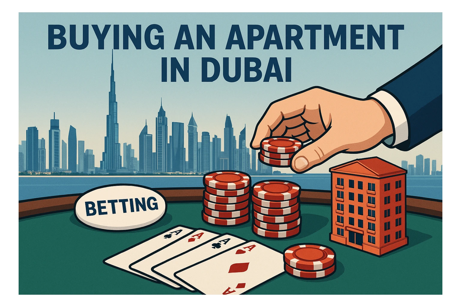 Betting on buying an apartment in Dubai sticker