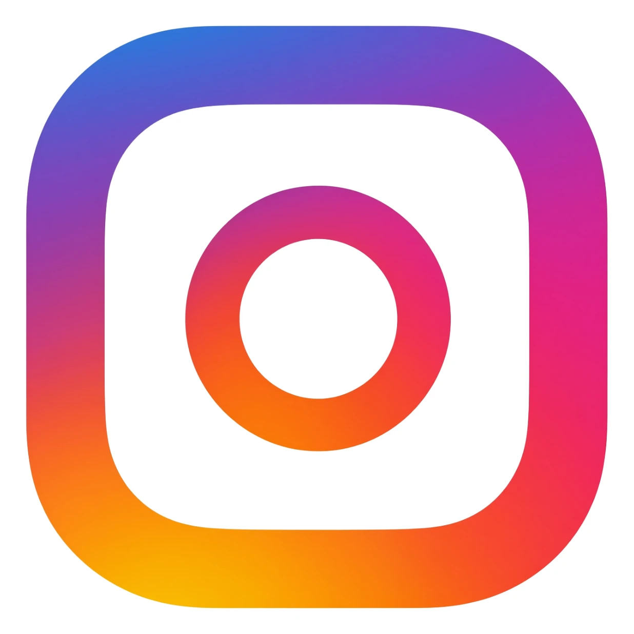 A  real instagram logo sticker