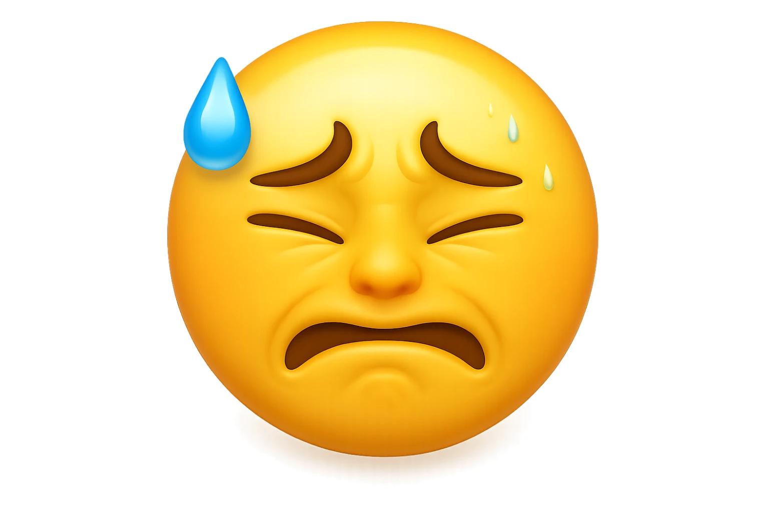 emoji stile iphone che riguarda l'argomento "stipsi/andrò al bagno oggi?", iperrealistico 4k sticker