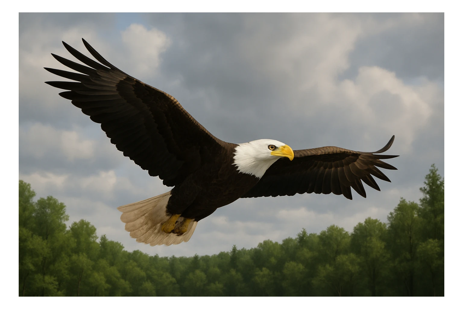 Bald eagle sticker