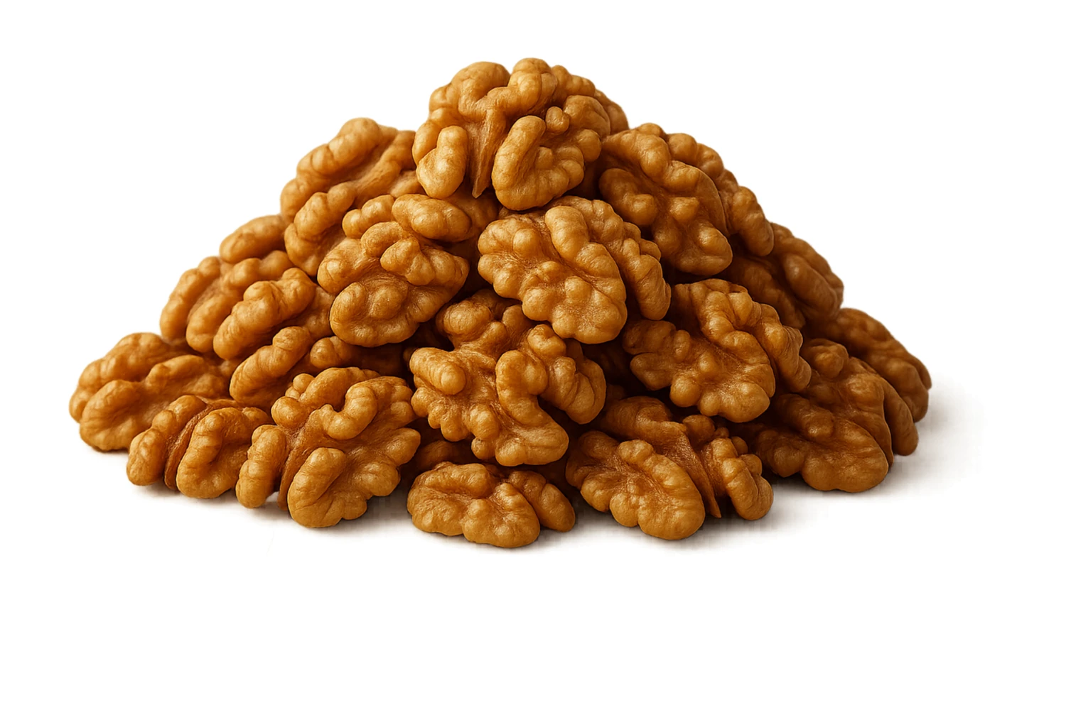 montagna di noci sbucciate, iperrealistici 4k sticker