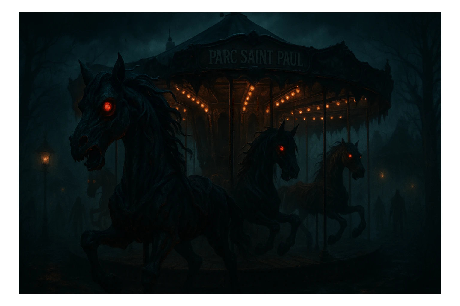 Avions manege du parc saint paul en emoji  rajoute et garde aspect terrifiante  sticker