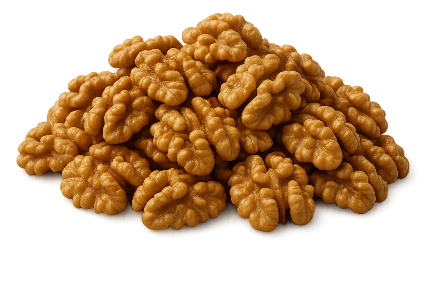 montagna di noci sbucciate, iperrealistici 4k sticker