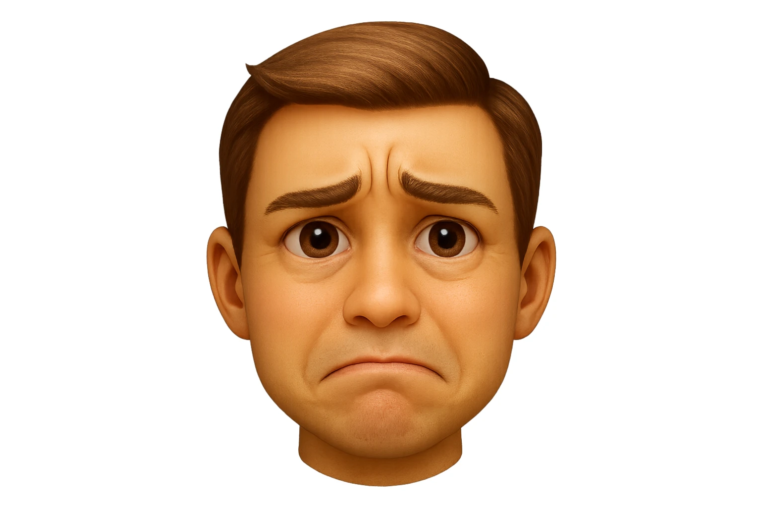 emoji stile iphone che riguarda l'argomento "stipsi/andrò al bagno oggi?", iperrealistico 4k sticker