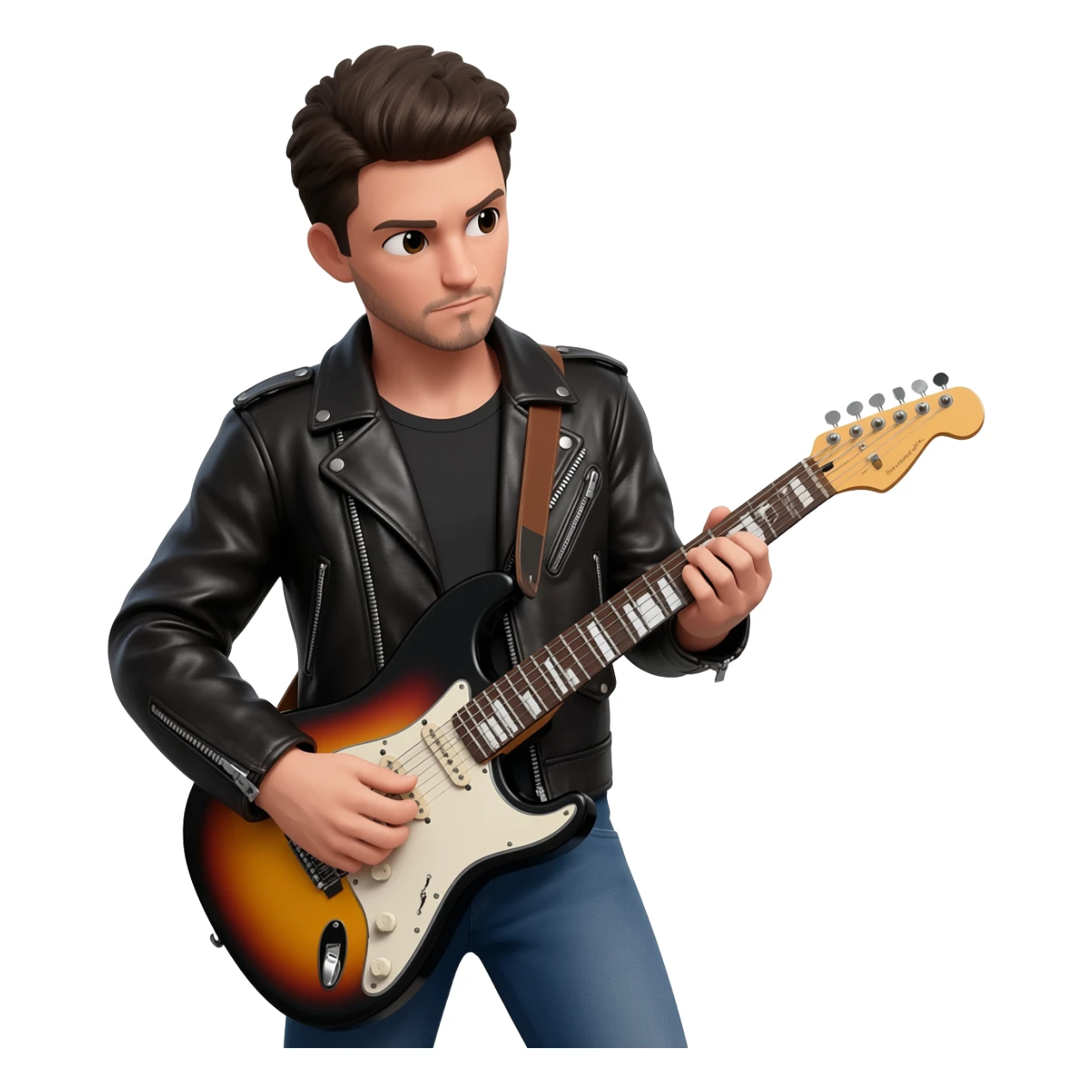 guitarist sticker