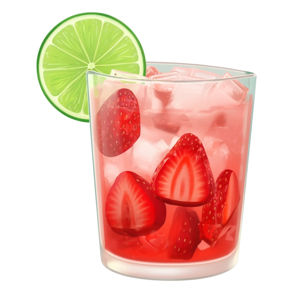 agua fresca strawberry sticker