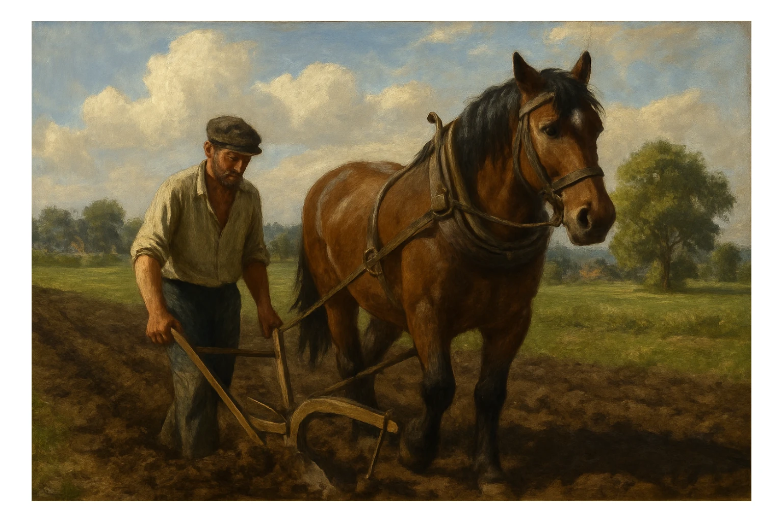 Сгенерируй эту же картину в стиле реалистичной живописи sticker