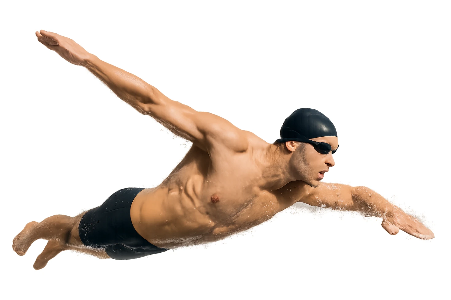 Nuoto senza sfondo sticker