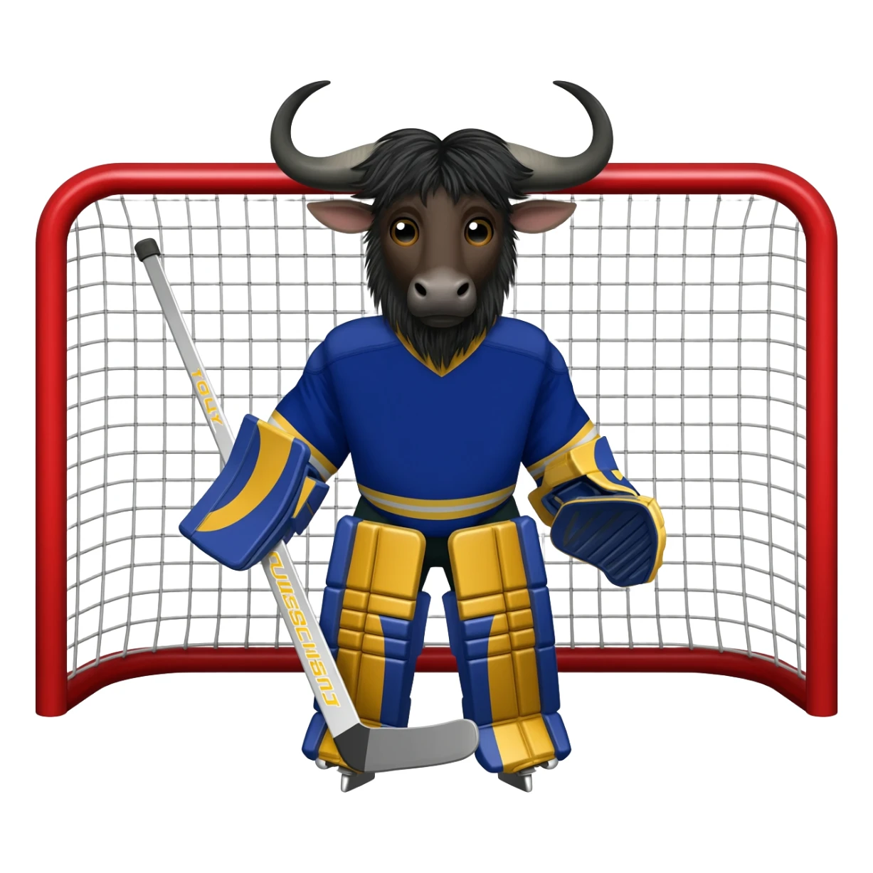 Hockey Goalie Lawyer Wildebeest sticker