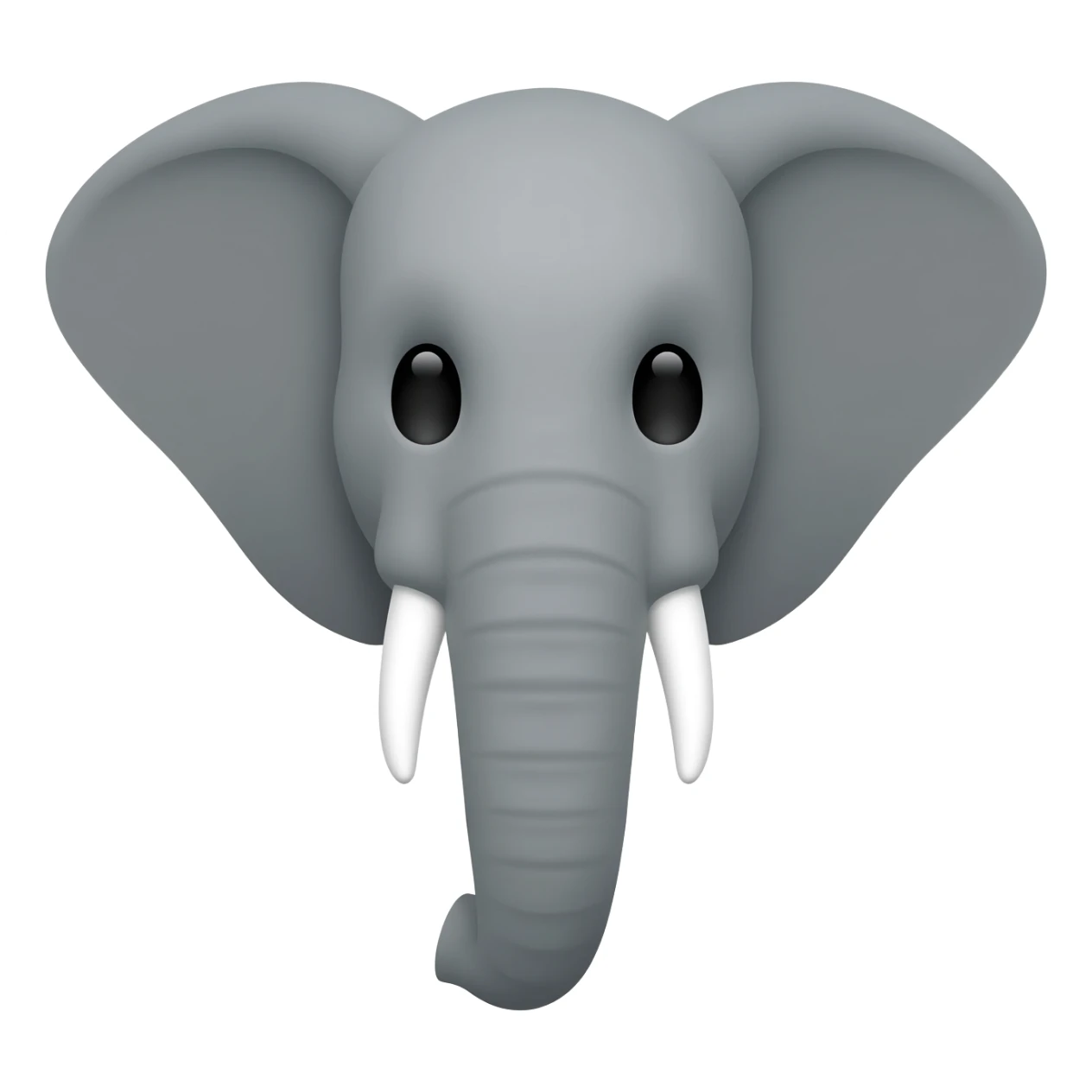 Elephant head sticker