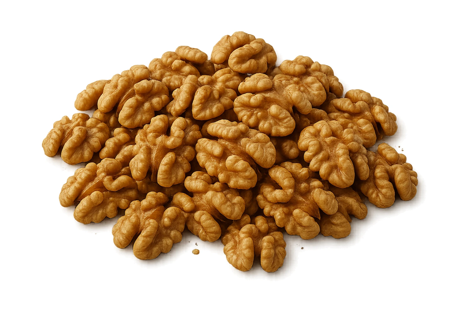 montagna di noci sbucciate, iperrealistici 4k sticker