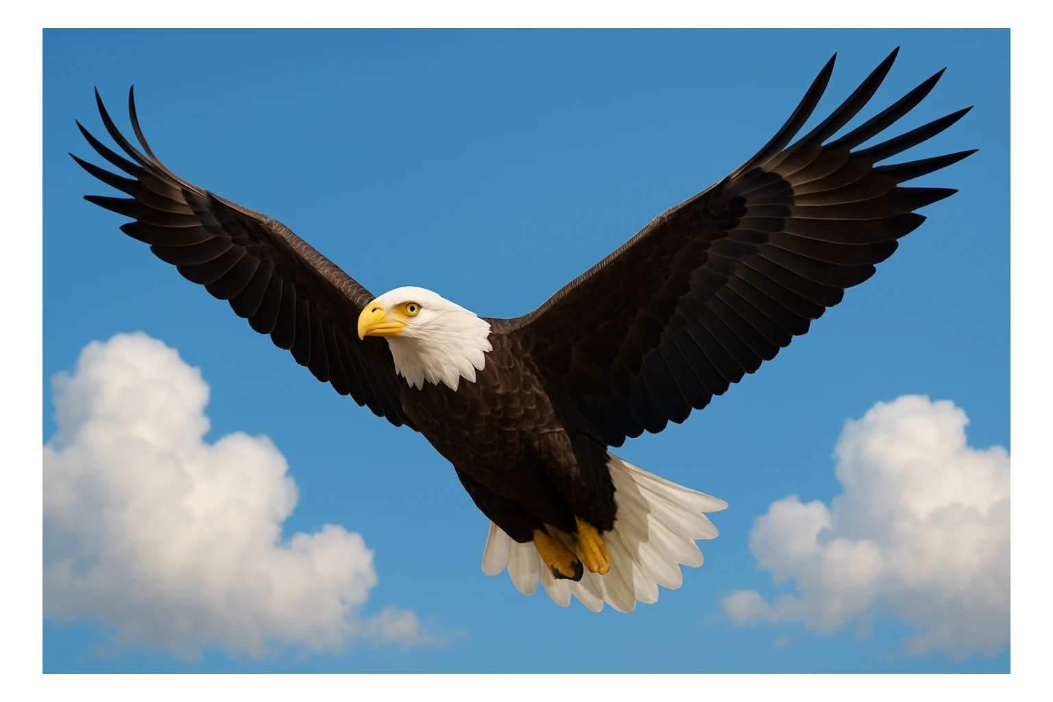Bald eagle sticker