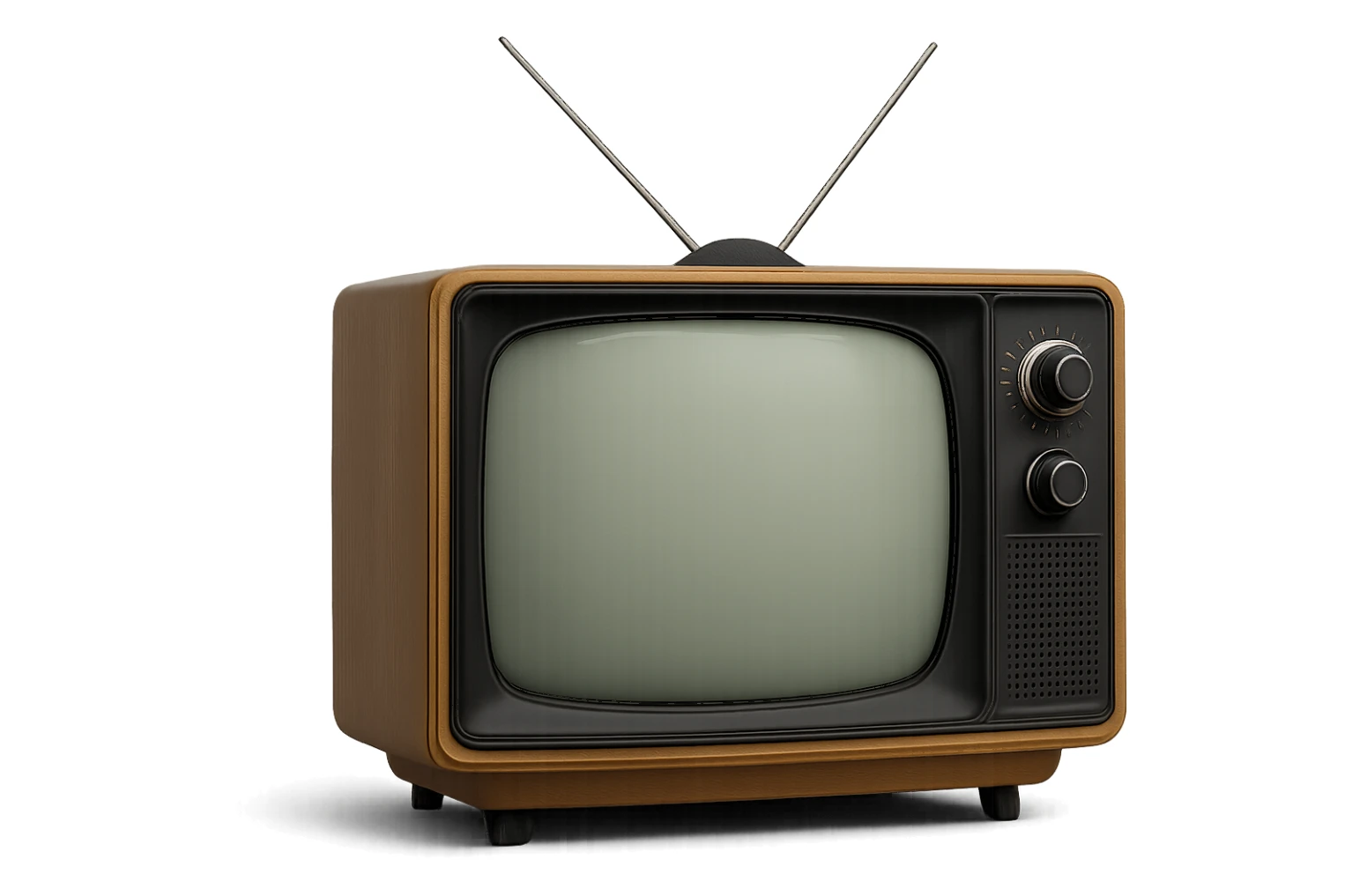 retro television, no background sticker