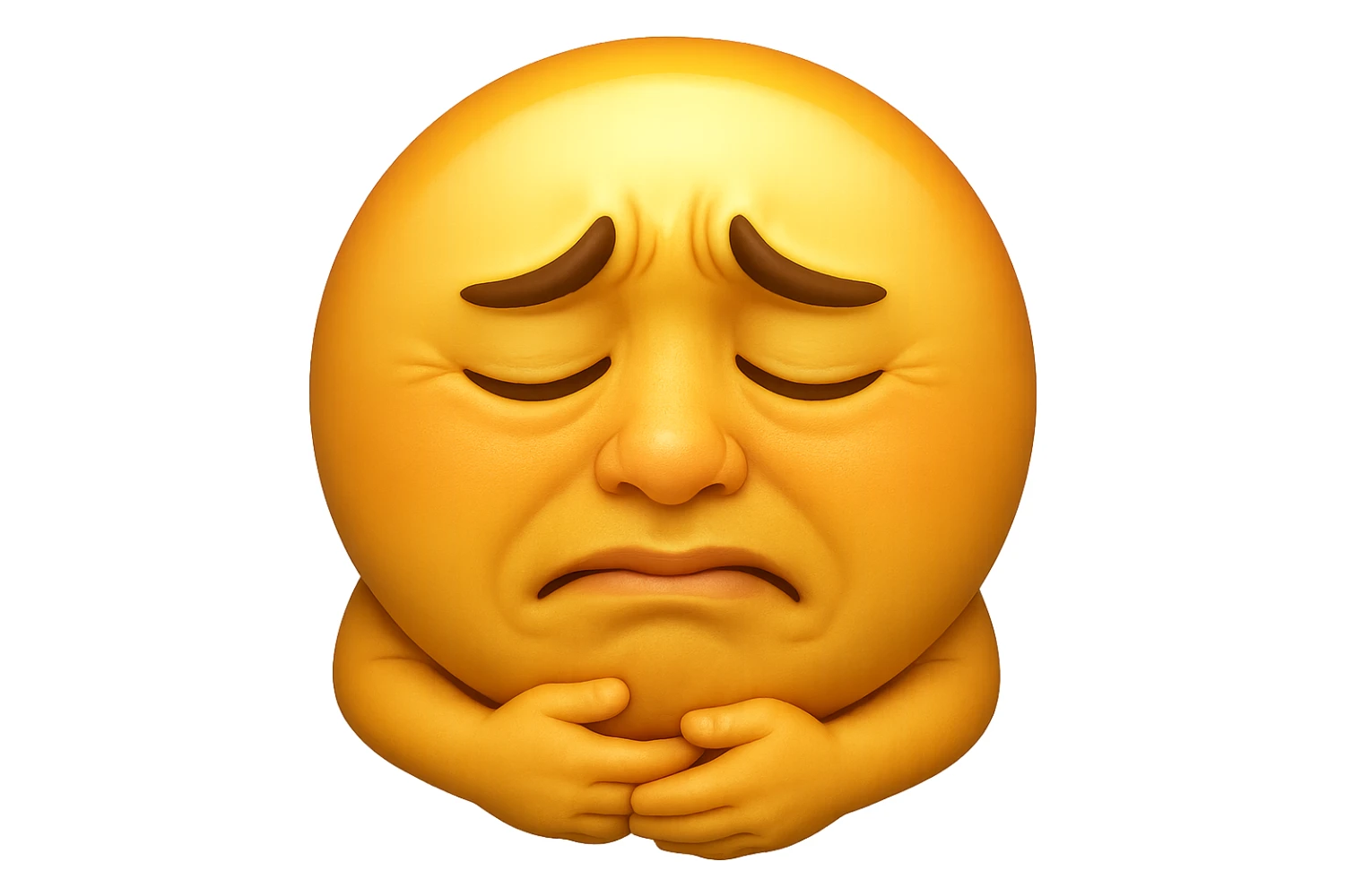 emoji stile iphone che riguarda l'argomento "stipsi/andrò al bagno oggi?", iperrealistico 4k sticker