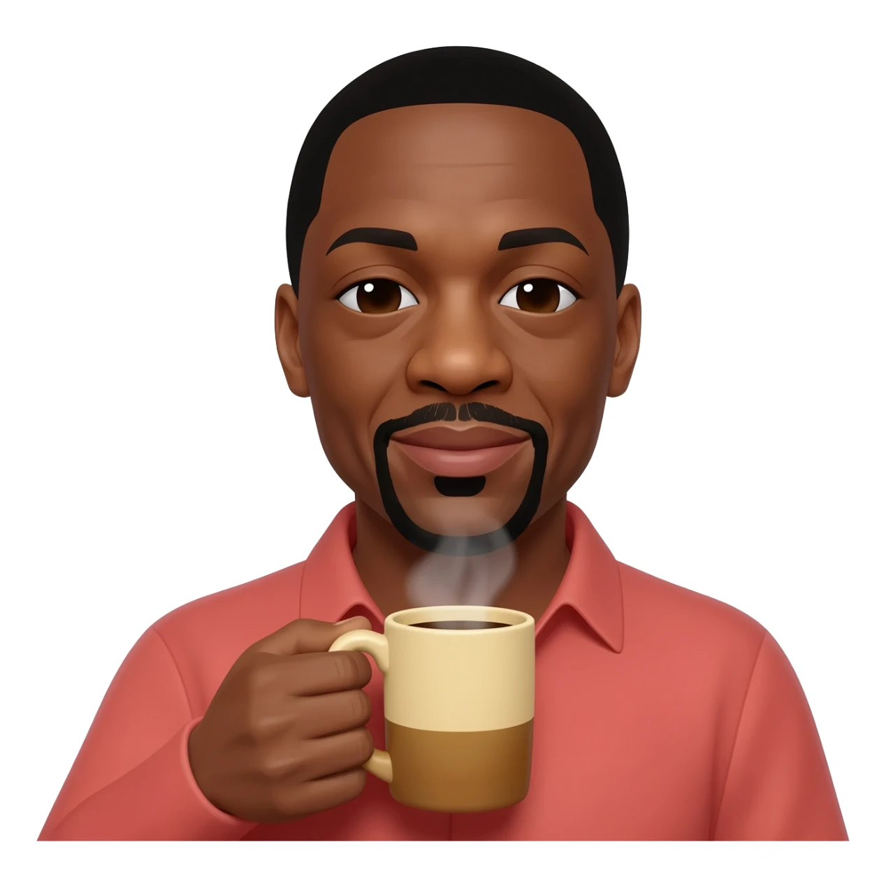 Eddie Murphy with his coffee sticker