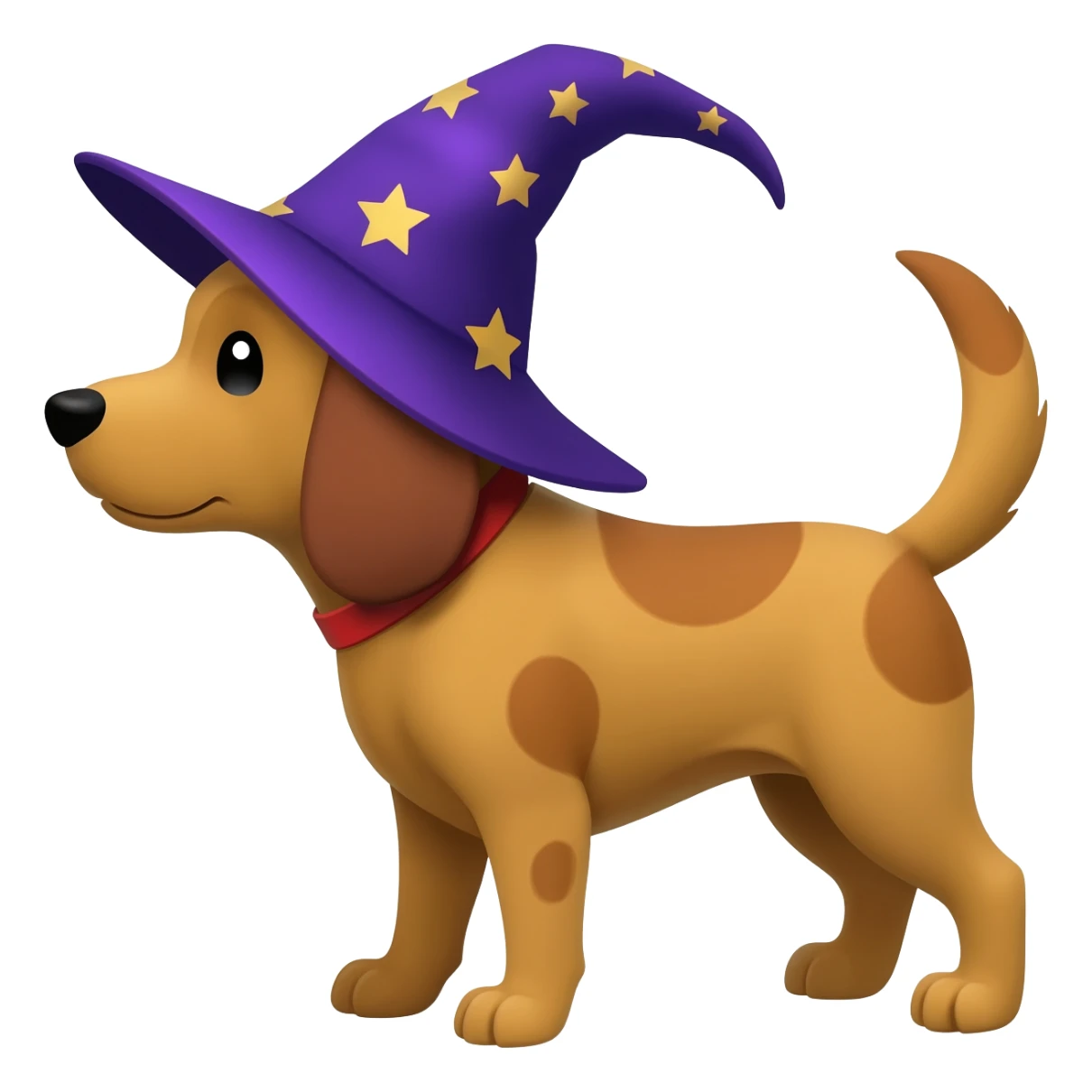 Dog wizard sticker