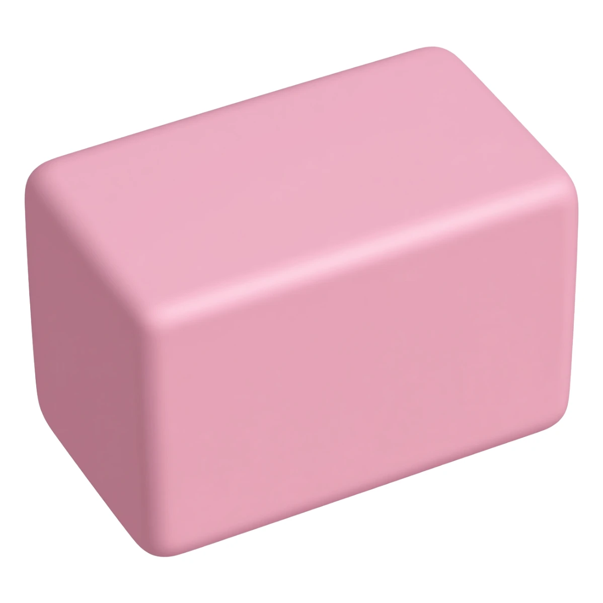 pastel pink yoga block sticker