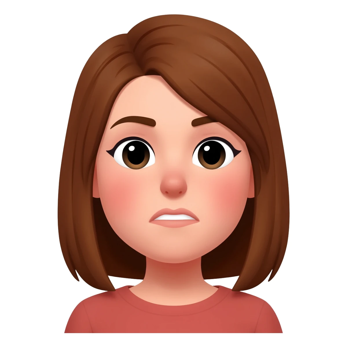 spit face, woman sticker