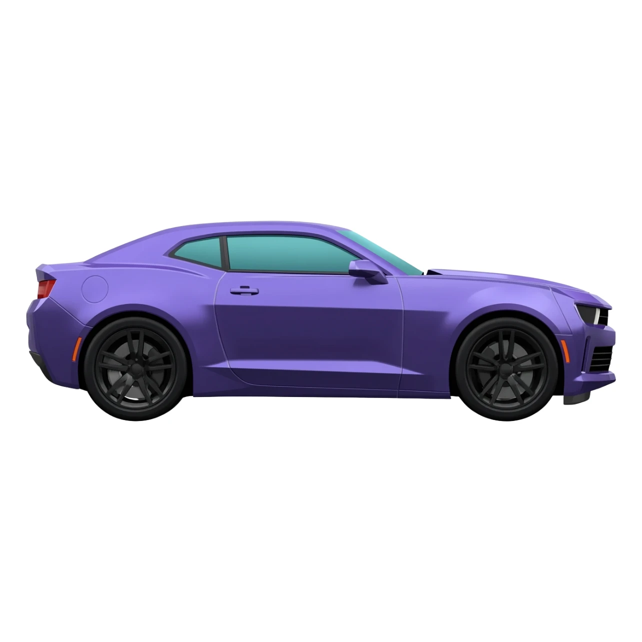 Un Camaro zl1 de lado sticker