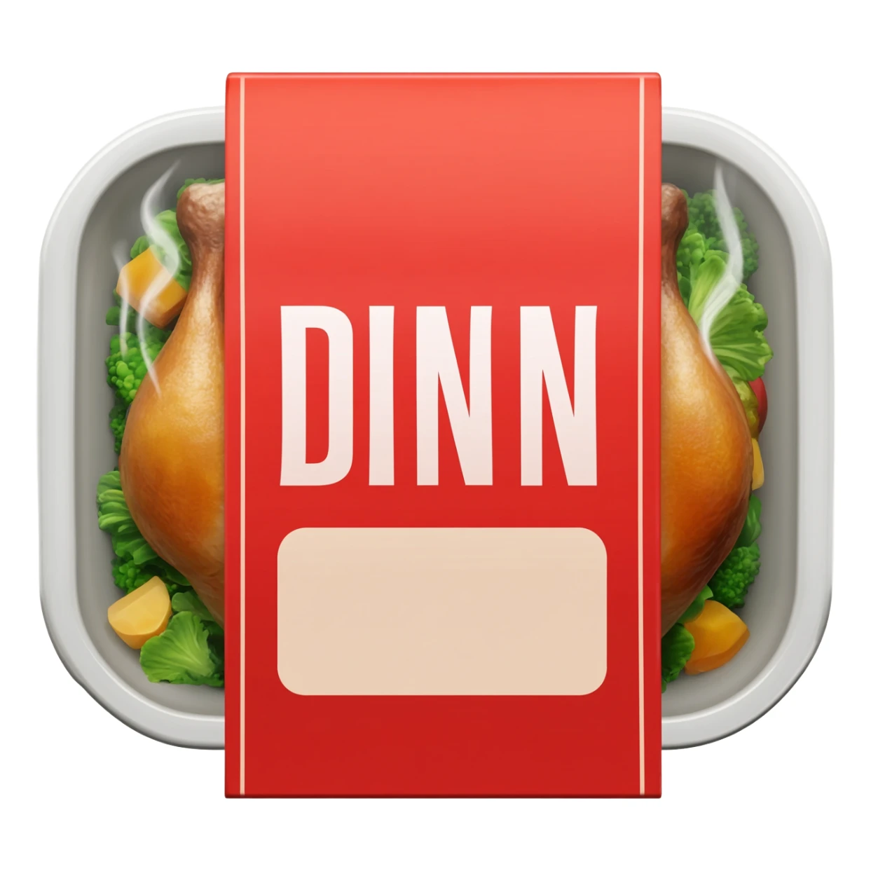 tv dinner sticker
