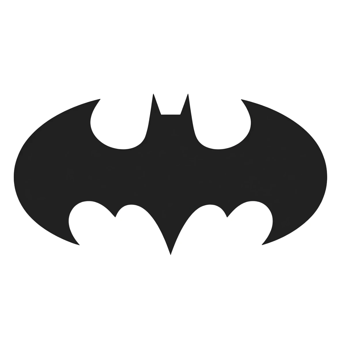 batman logo sticker