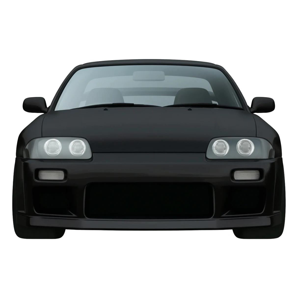 Black Nissan Silvia s15 car sticker