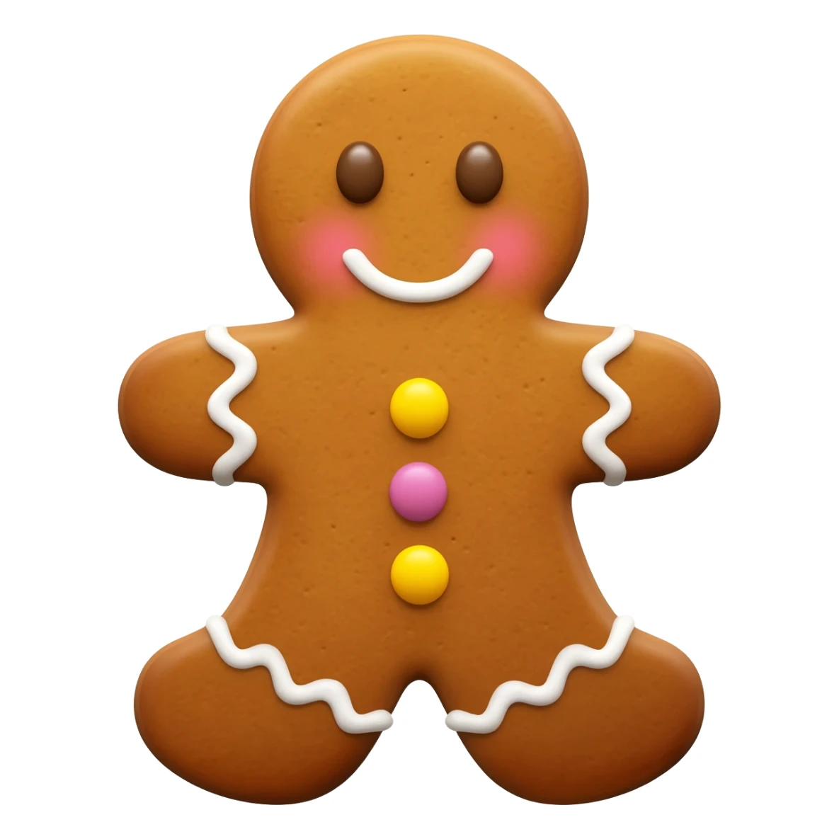 gingerbread man sticker